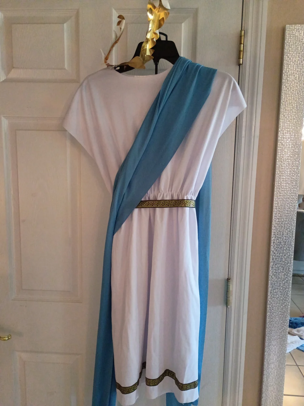 Children's Roman Greek Grecian-halloween Costume Dress Size Large